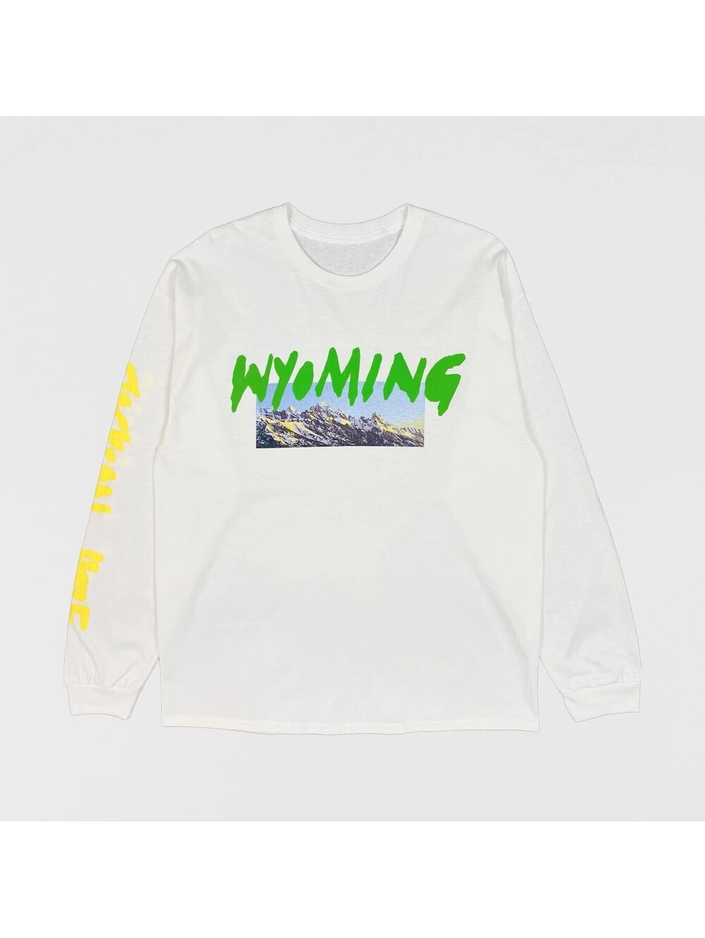 UNWORN Ye 2018 XXL Wyoming Long Sleeve Album Listening Merch White Kanye West YE